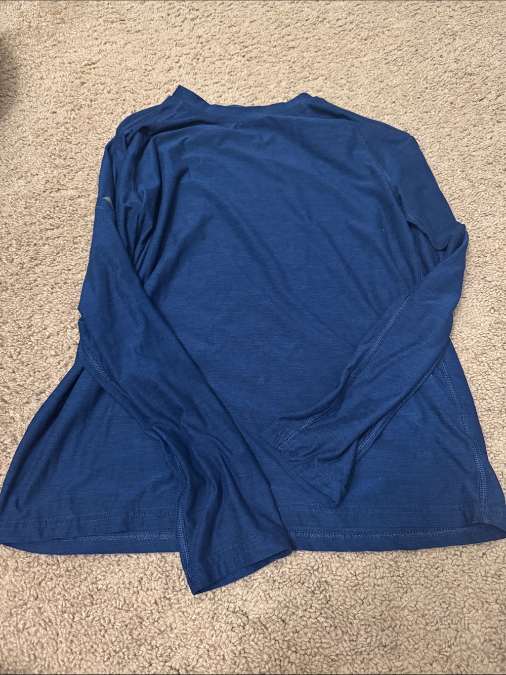 Russell Athletic Navy Blue Crewneck Long Sleeve Shirt